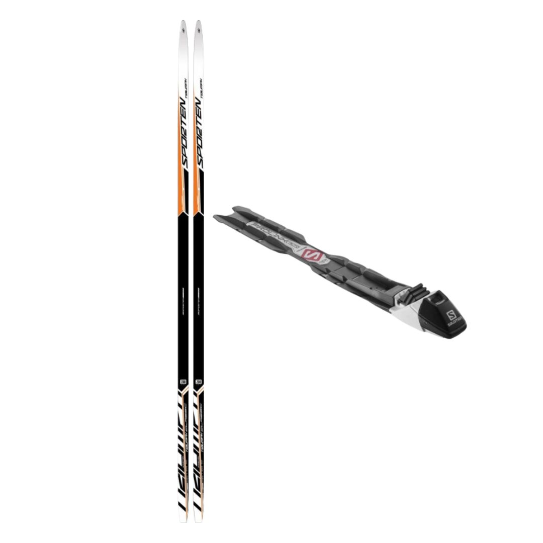 KLASIKA ŠUPINY- Sporten Triumph Classic Hard + namontované viazanie Salomon Prolink auto NNN